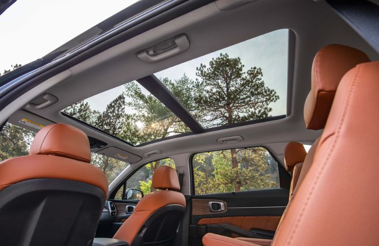 Sunroof in the 2022 Kia Sorento