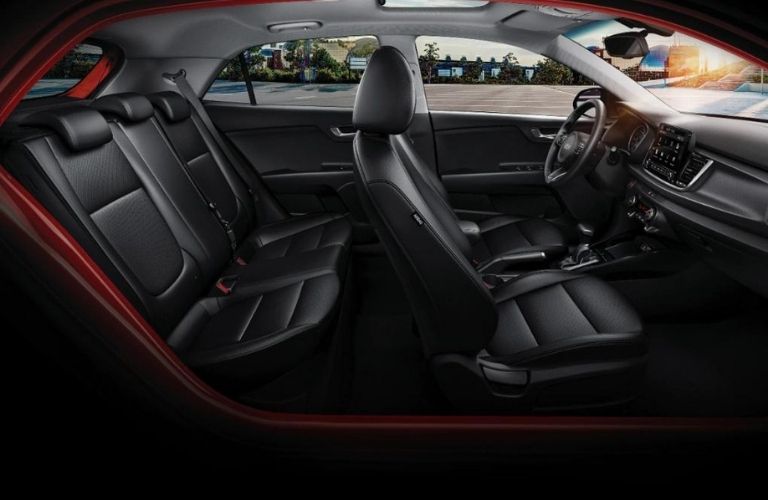 Seating in the 2022 Kia Rio