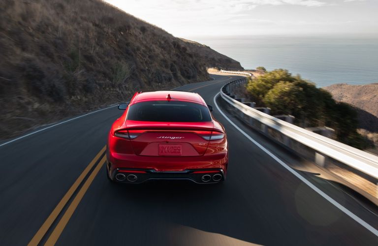 Rear View of the 2022 Kia Stinger