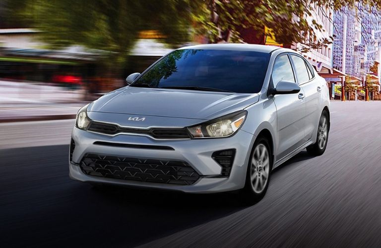 Front Quarter View of the 2022 Kia Rio