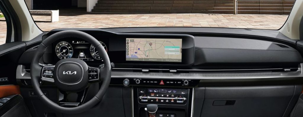 Dashboard View of the 2023 Kia Carnival