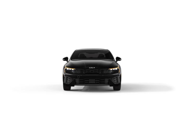 2025 Kia K5 GT front view on white